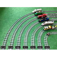 R24 Bochten Set, 16 Stuks, Volledige cirkel